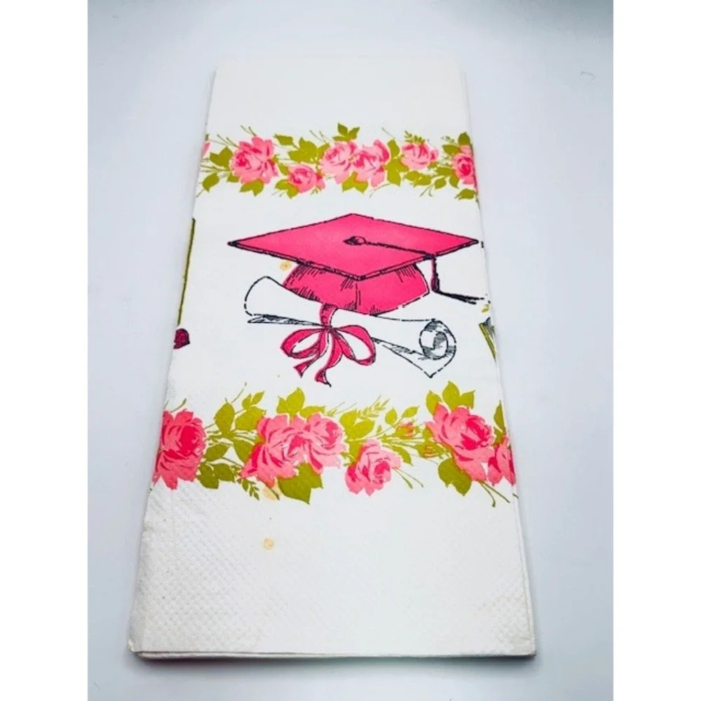 Vintage Beach Products Paper Table Covers Lot of 3 Graduation Hearts Shamrocks